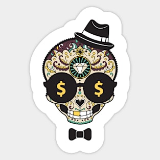 Calavera Skull Sticker